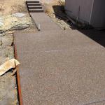 Patio, Walkway and Steps, Hand Seeded Exposed, (Rock - 1/4" Plum Creek, No Color in Concrete)
